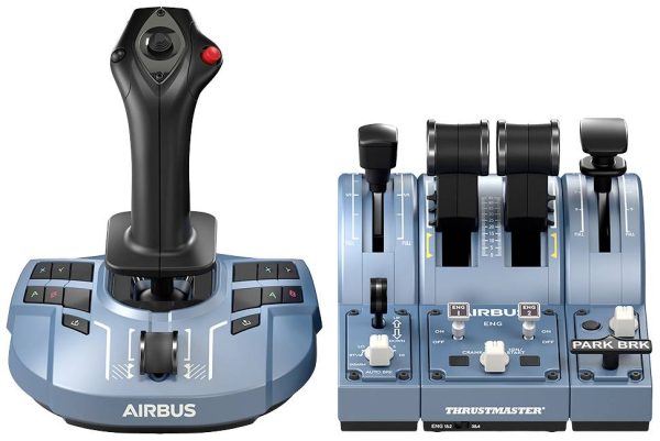 Thrustmaster TCA Captain X Airbus Edition Joystick do symulatorów lotu słuchawki (jack 3,5 mm), USB-A, USB-C® PC, Xbox O