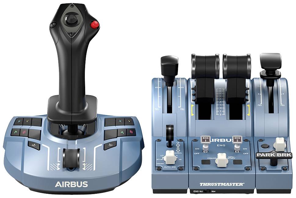 Thrustmaster TCA Captain X Airbus Edition Joystick do symulatorów lotu słuchawki (jack 3,5 mm), USB-A, USB-C® PC, Xbox O - obrazek 1