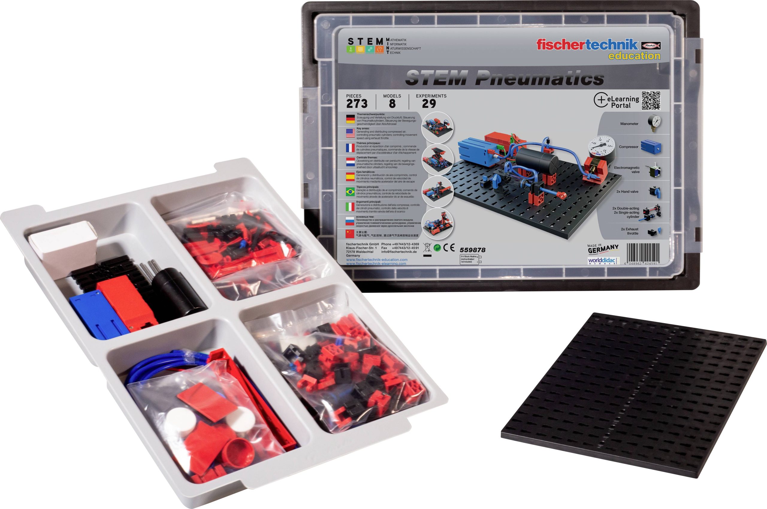 fischertechnik education 559878 STEM Pneumatics Zestaw do złożenia - obrazek 1