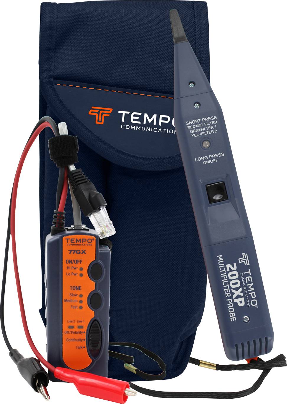 Tester i lokalizator przewodów Tempo Communications 811K, sonda kontrolna 200XP, generator sygnału 77GX - obrazek 1