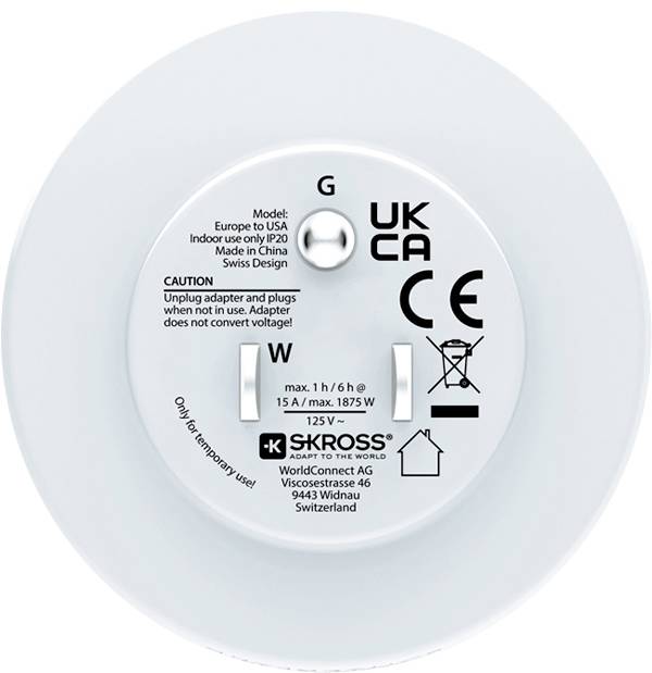 Adapter podróżny Skross 1.500203C-E - obrazek 1