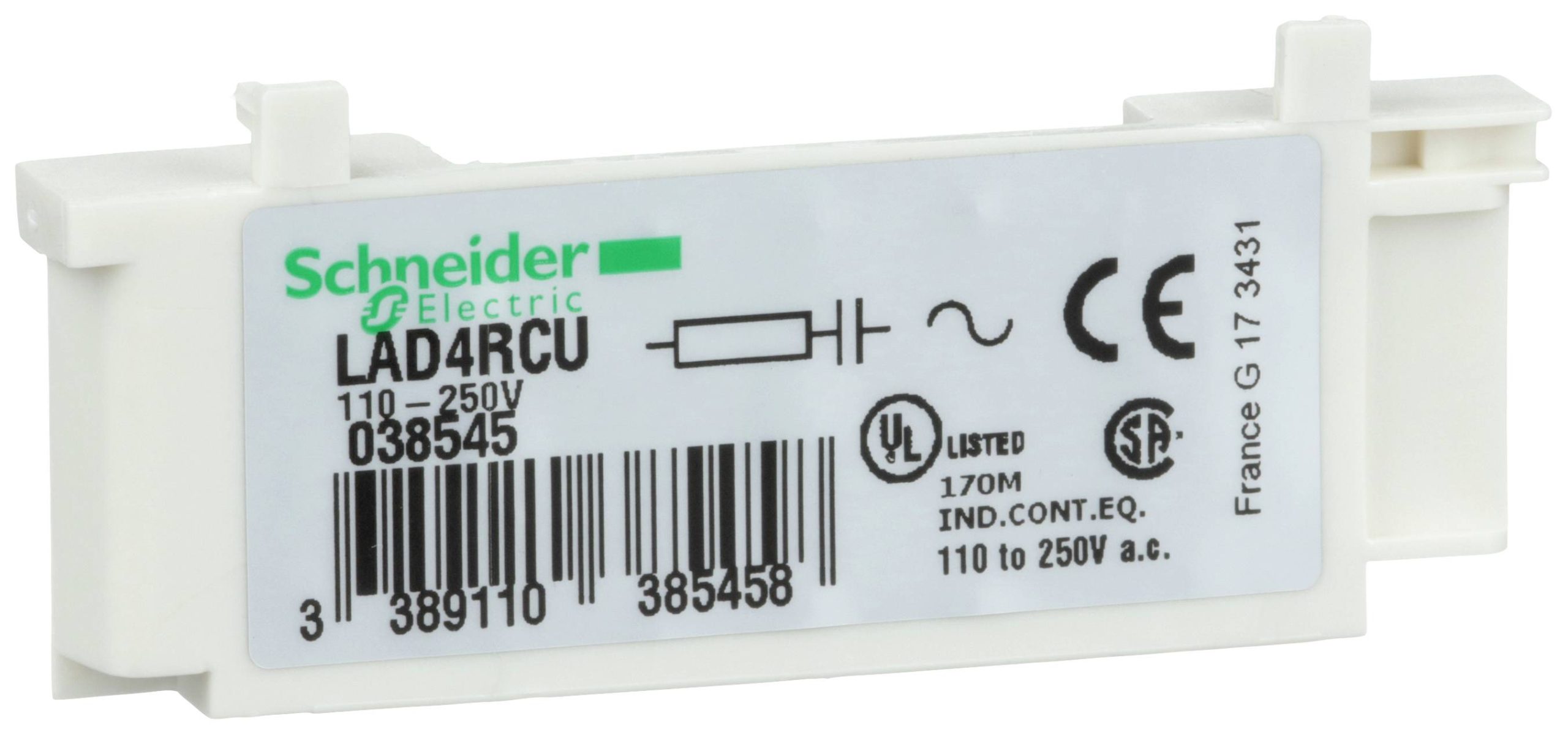 Obwód RC do stycznika Schneider Electric LAD4RCU LAD4RCU, 1 szt. - obrazek 1