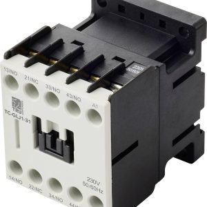 Stycznik pomocniczy TRU COMPONENTS TC-GYJ1-31-230VAC TC-13760316, 4 styki, 230 V/AC, 10 A, 1 szt. Stycznik pomocniczy TRU COMPONENTS TC-GYJ1-31-230VAC TC-13760316, 4 styki, 230 V/AC, 10 A, 1 szt.