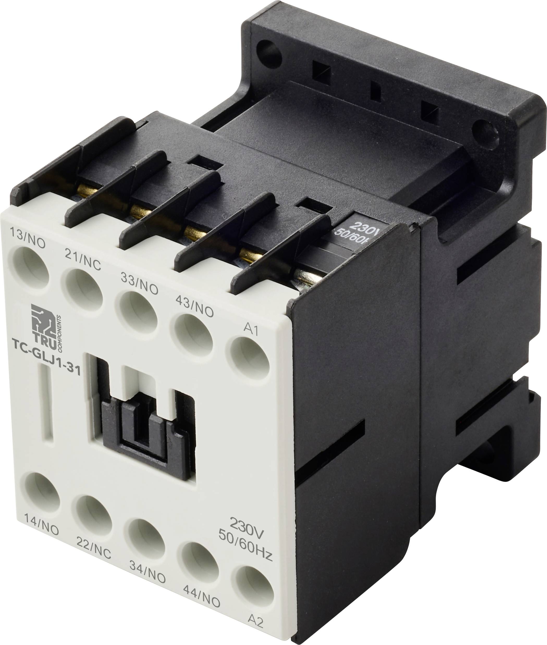Stycznik pomocniczy TRU COMPONENTS TC-GYJ1-31-230VAC TC-13760316, 4 styki, 230 V/AC, 10 A, 1 szt. - obrazek 1