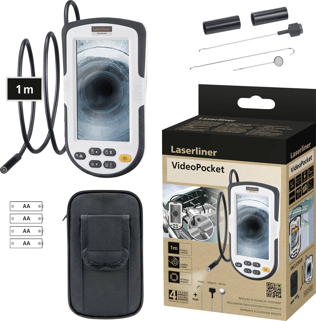 Kamera inspekcyjna Laserliner VideoPocket 082.261E - obrazek 1