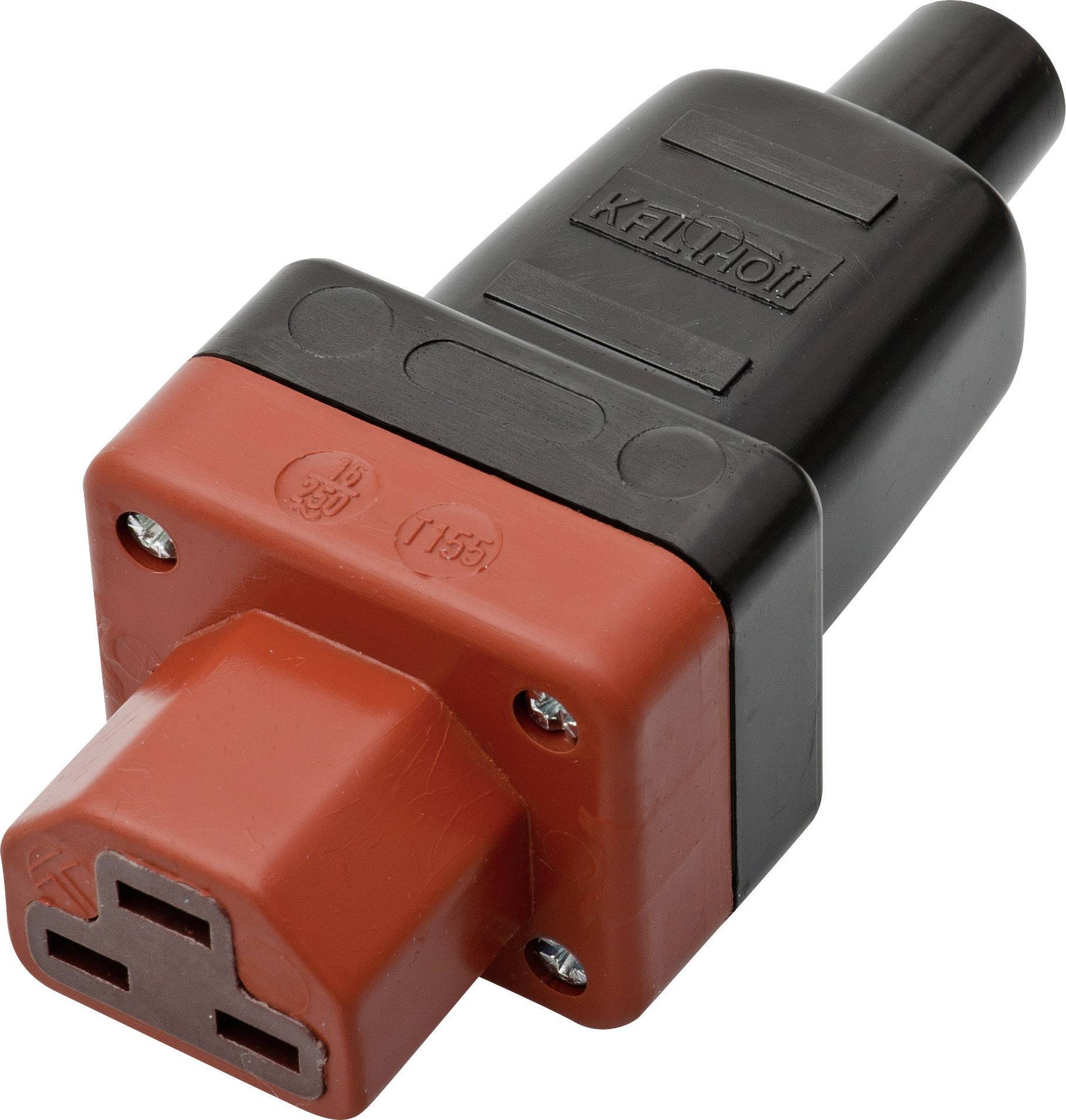 Kalthoff 444008 Złącze męskie IEC 444, styki: 2 + PE, 250 V, 16 A, 1 szt. - obrazek 1
