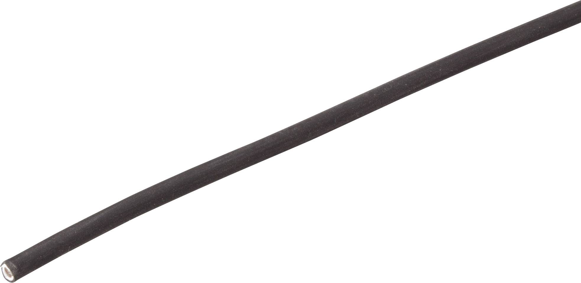 Huber+Suhner 12420058 Przewód linka Radox® 155 1 x 2.50 mm² czarny Produkty w metrach bieżących - obrazek 1