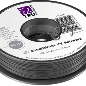 TRU COMPONENTS 1565380 Przewód połączeniowy Yv, 1 x 0.20 mm², 50 m