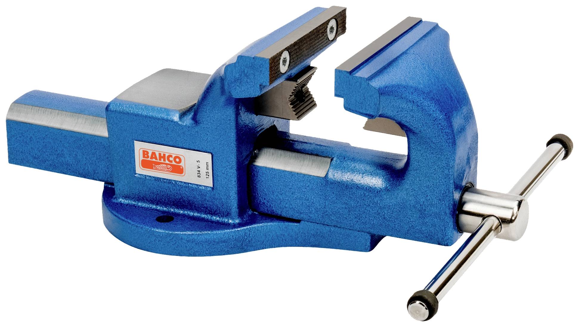 Imadło Bahco 834V-5 Szerokość szczęk: 125 mm Maksymalna szerokość mocowania: 125 mm - obrazek 1