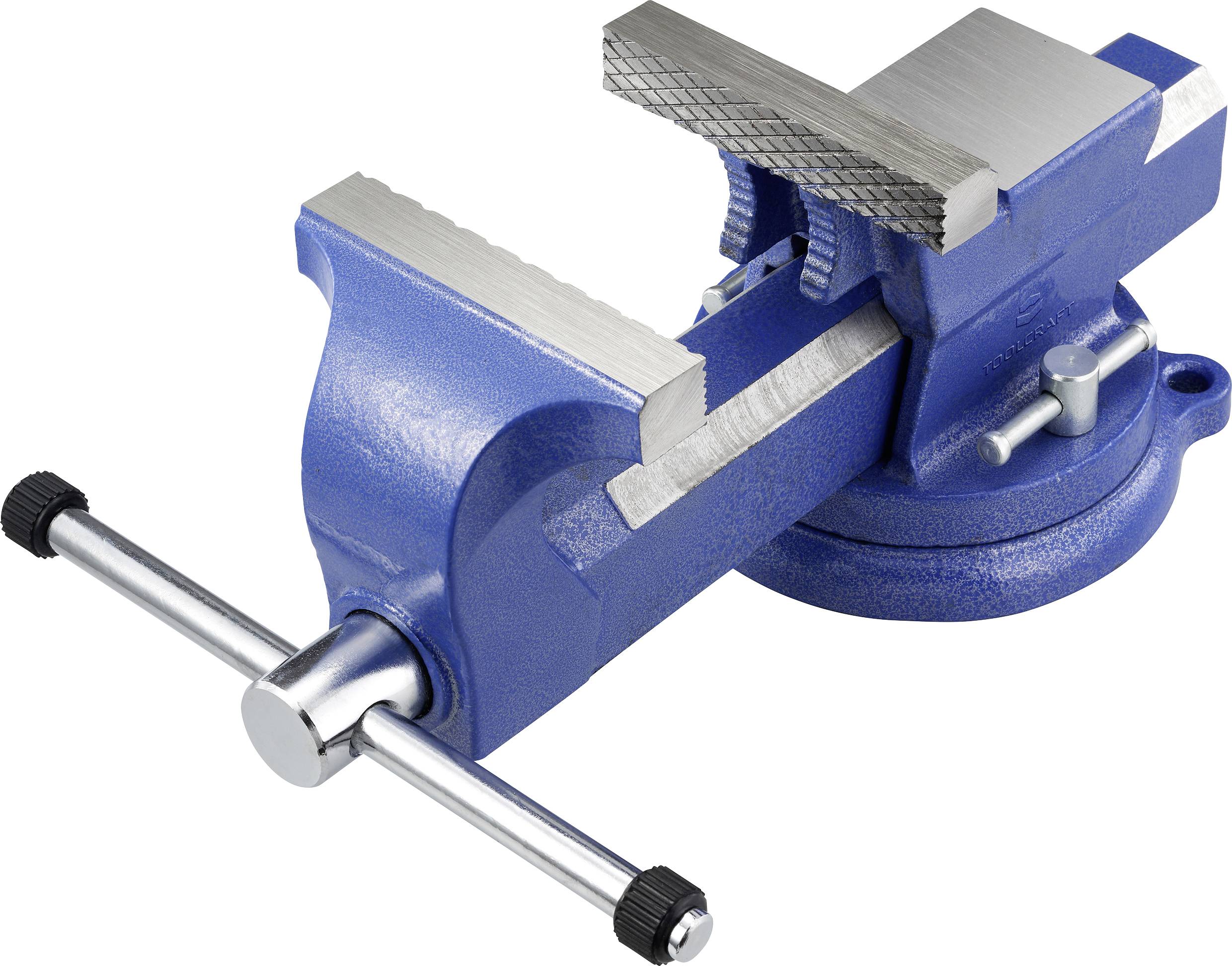Imadło TOOLCRAFT TO-10398738 Szerokość szczęk: 100 mm Maksymalna szerokość mocowania: 125 mm - obrazek 1