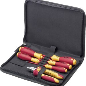 Wiha VDE-Schraubendrehersatz mit Seitenschneider 6tlg in Tasche 33969 Zestaw narzędzi dla elektryków w torbie 6 szt. Wiha VDE-Schraubendrehersatz mit Seitenschneider 6tlg in Tasche 33969 Zestaw narzędzi dla elektryków w torbie 6 szt.