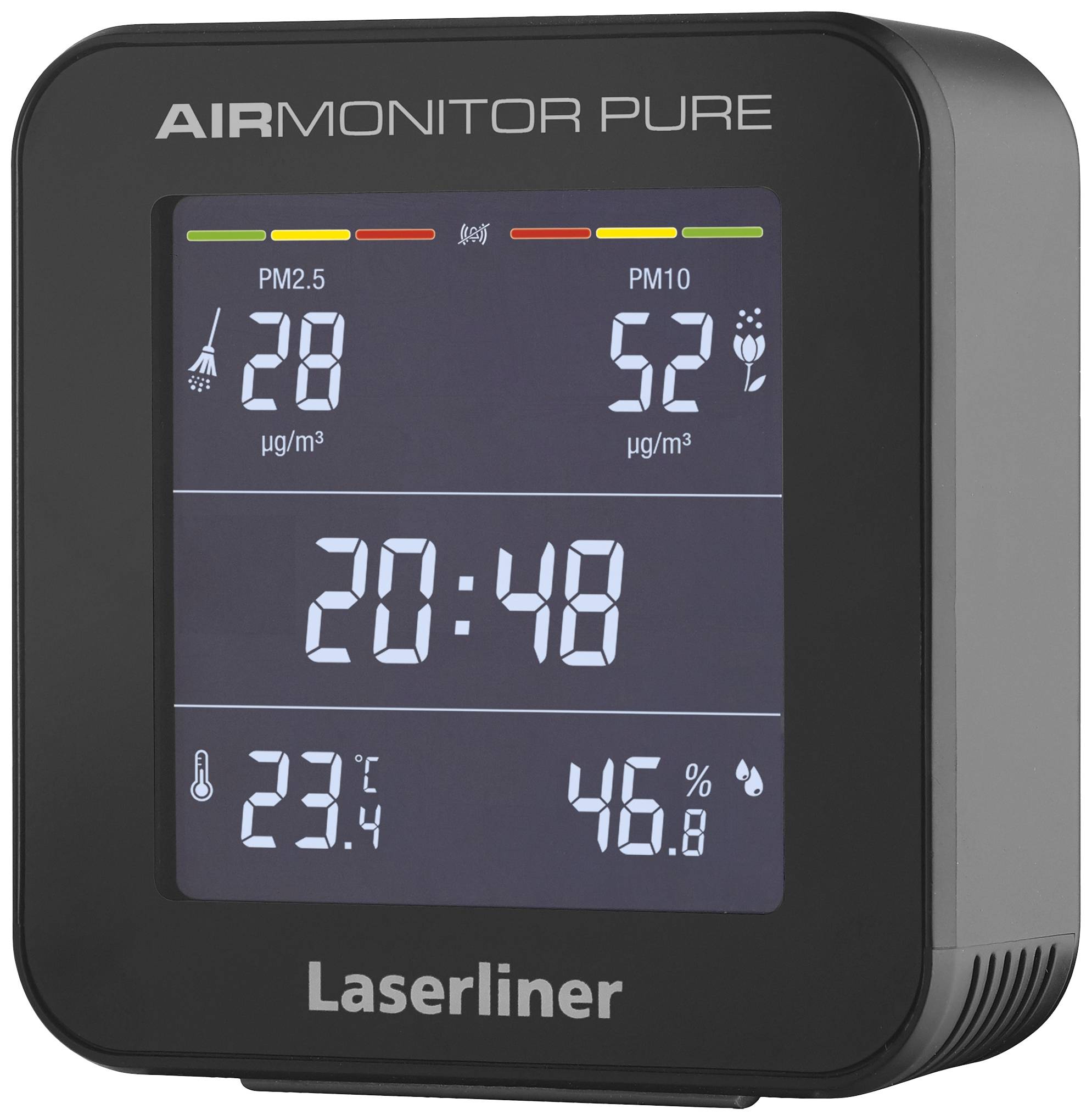 Miernik cząsteczek Laserliner AirMonitor Pure Drobny pył, temperatura, wilgotność funkcja pomiaru temperatury - obrazek 1