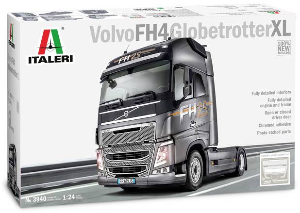Modelu samochodu ciężarowego do sklejania Italeri Volvo FH4 Globetrotter XL 3940 1:24 - obrazek 1