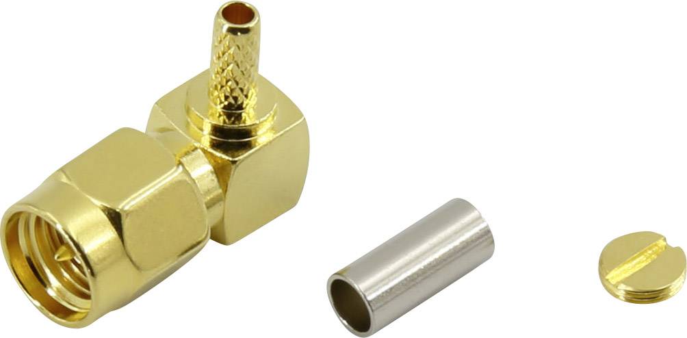 TRU COMPONENTS 93038c8 1386751 Złącze SMA złącze męskie kątowe 50 Ω 1 szt. - obrazek 1