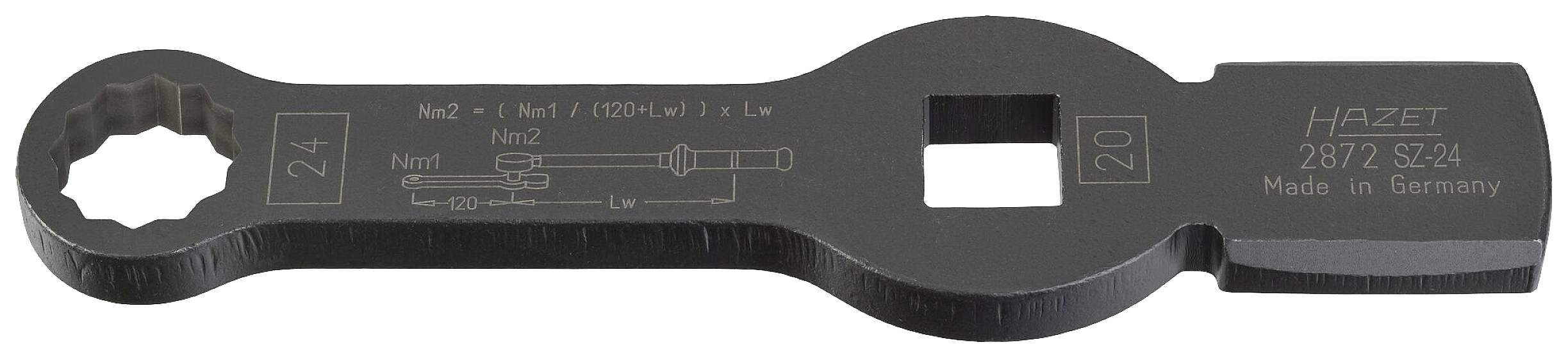 Jednostronny klucz oczkowy Hazet 2872SZ-24 1 szt. - obrazek 1