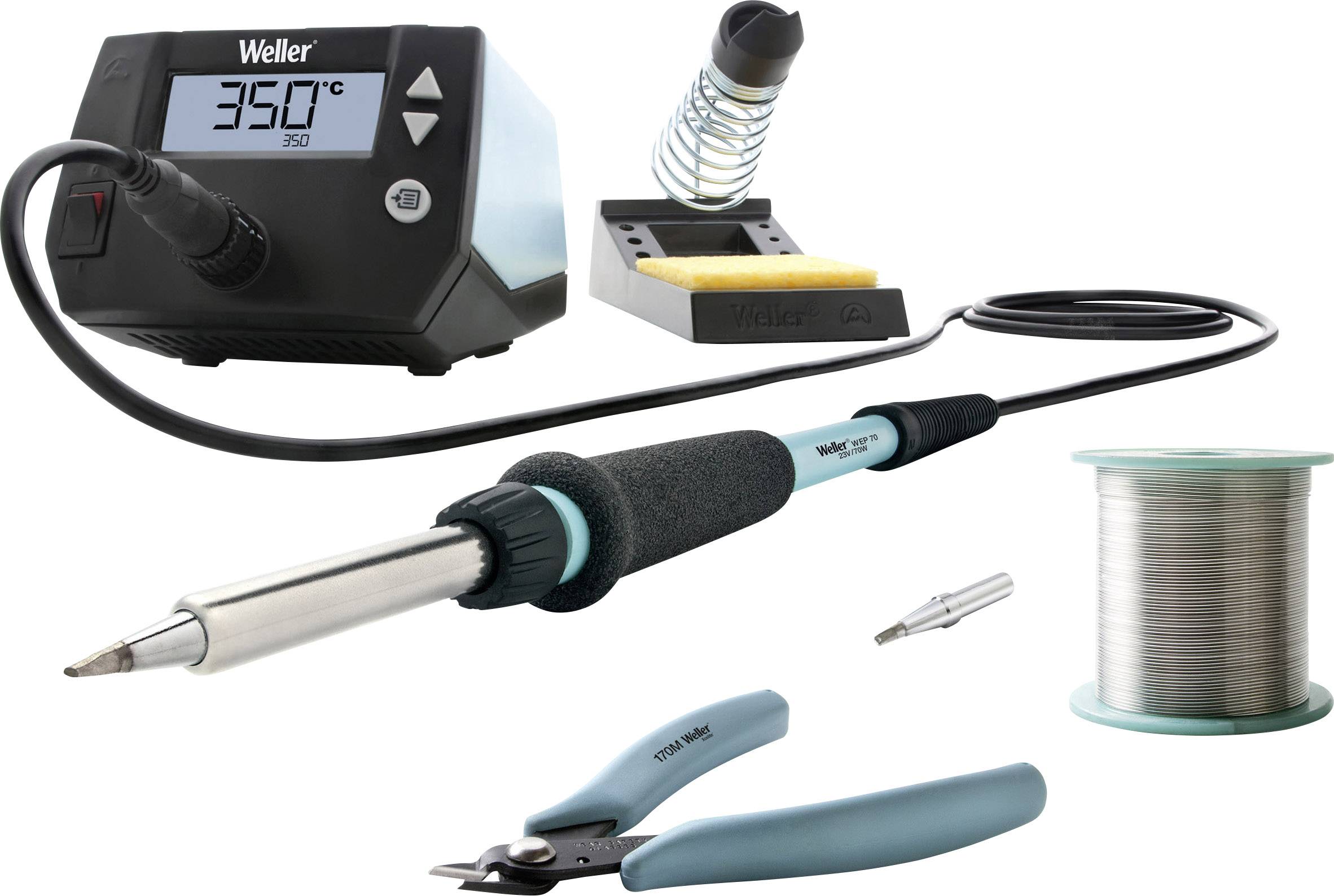 Stacja lutownicza - zestaw Weller WE1010 Education Kit T0053298390 70 W 50 - 350 °C zaw. grot lutowniczy - obrazek 1