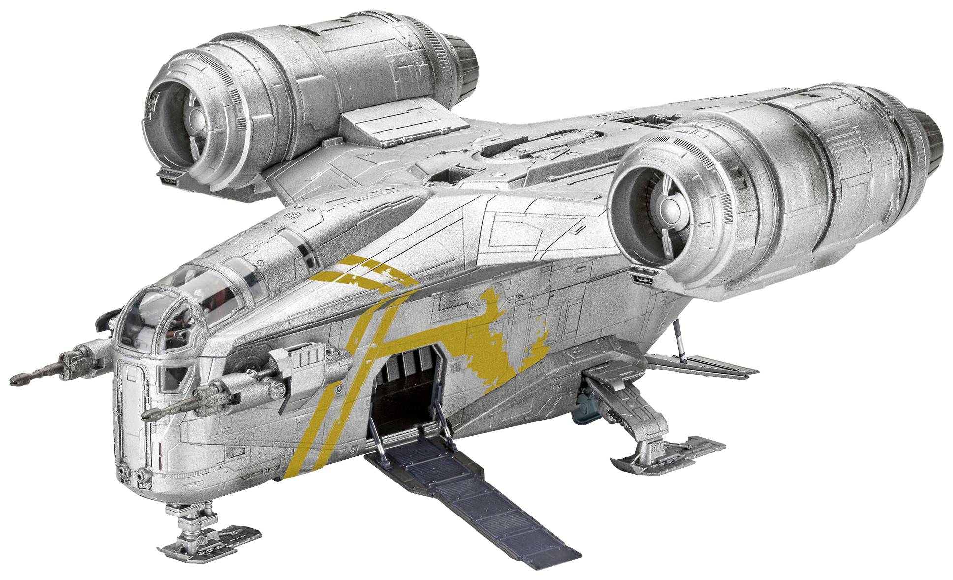 Zestaw Science Fiction do sklejania Revell Star Wars The Mandalorian: Razor Crest Platinum Edition 06788 1:72 - obrazek 1