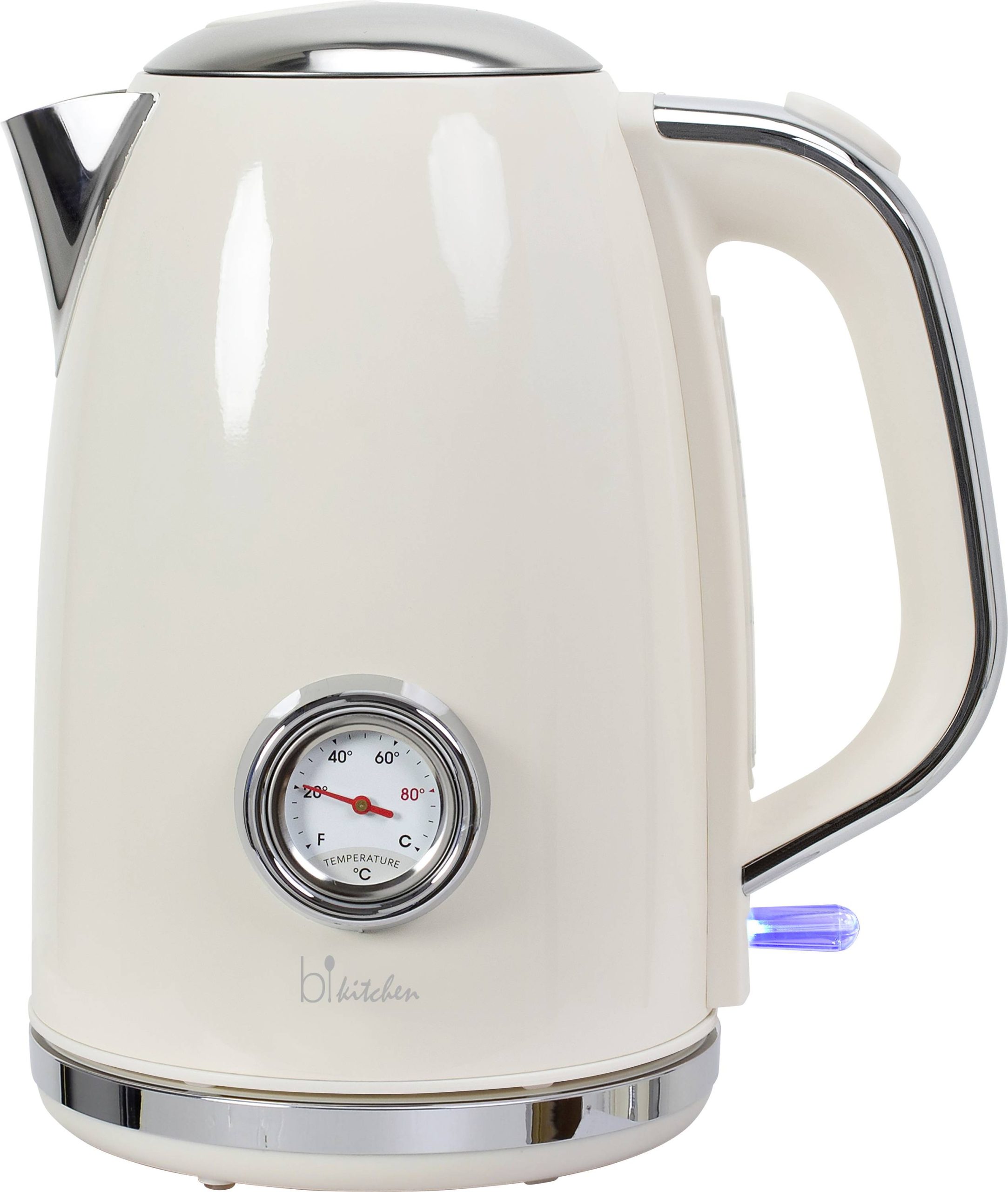 BiKitchen nostalgia 170 Czajnik kremowo-biały (błyszczący) Pojemność: 1.7 l - obrazek 1
