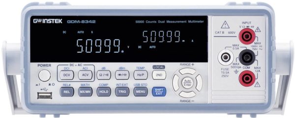 Multimetr stołowy cyfrowy GW Instek GDM-8342USB, CAT II 600 V
