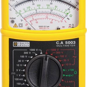 Multimetr analogowy Chauvin Arnoux C.A 5003, CAT III 600 V Multimetr analogowy Chauvin Arnoux C.A 5003, CAT III 600 V