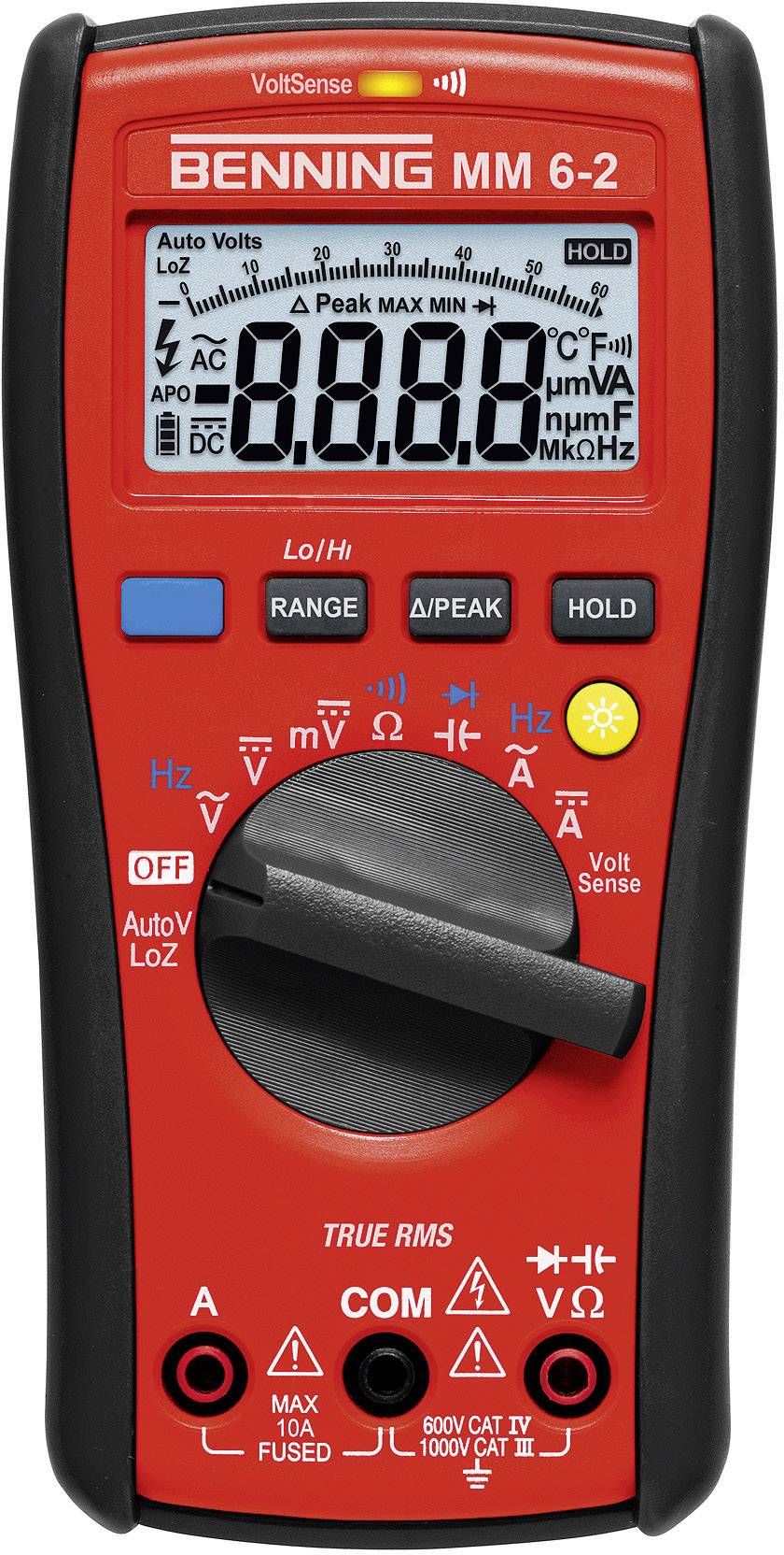 Benning MM 6-2 Multimetr cyfrowy LoZ CAT III 1000 V, CAT IV 600 V Wyświetlane liczby: 6000 - obrazek 1