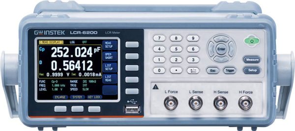 GW Instek LCR-6200 Mostek pomiarowy LCR cyfrowy Wyświetlane liczby: 999999