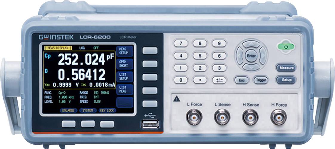 GW Instek LCR-6200 Mostek pomiarowy LCR cyfrowy Wyświetlane liczby: 999999 - obrazek 1