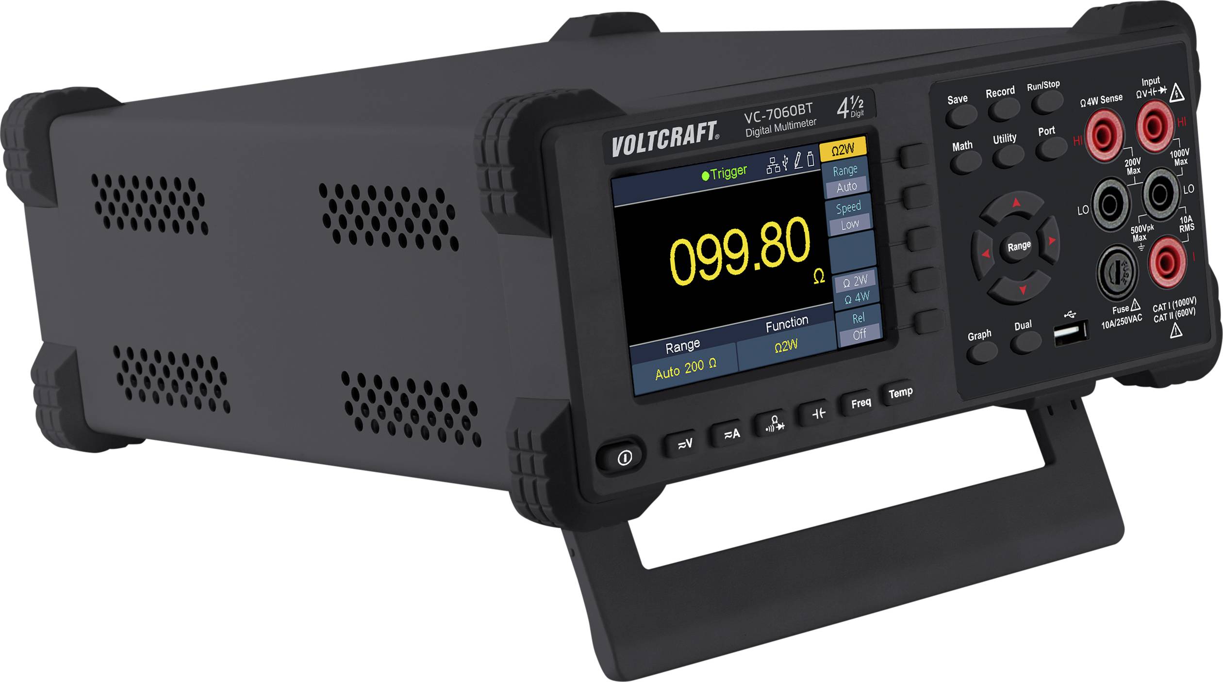 VOLTCRAFT VC-7060BT Multimetr stołowy cyfrowy rejestrator danych CAT I 1000 V, CAT II 600 V Wyświetlane liczby: 60000 - obrazek 1