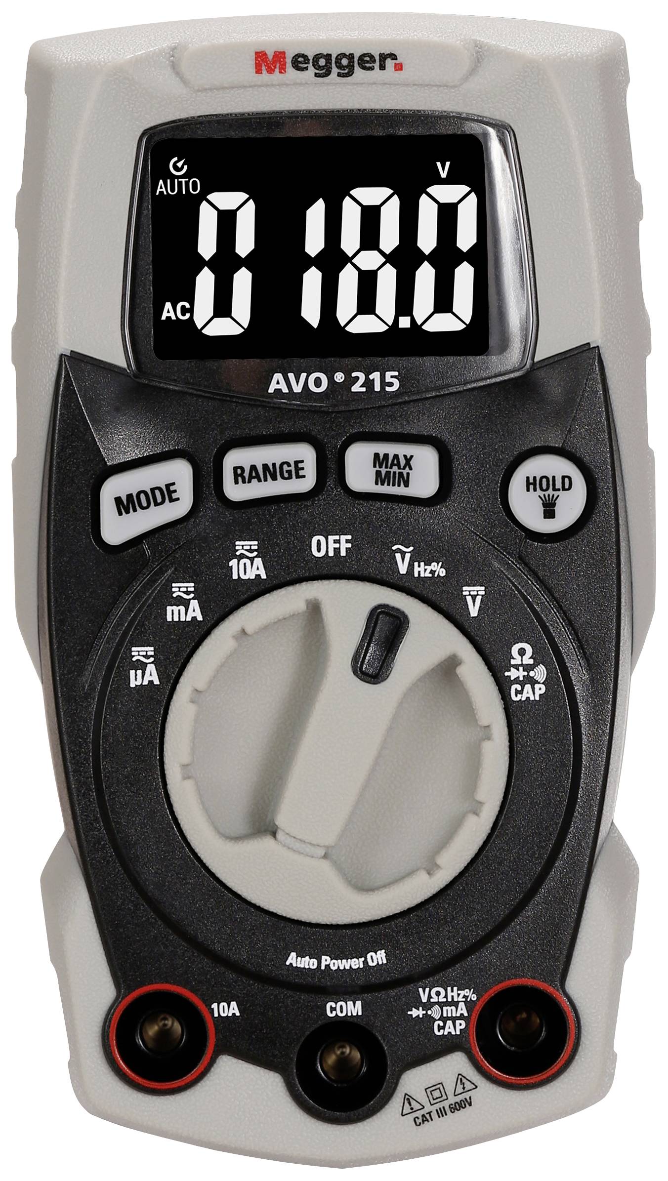 Megger AVO215 Multimetr cyfrowy CAT III 600 V Wyświetlane liczby: 4000 - obrazek 1