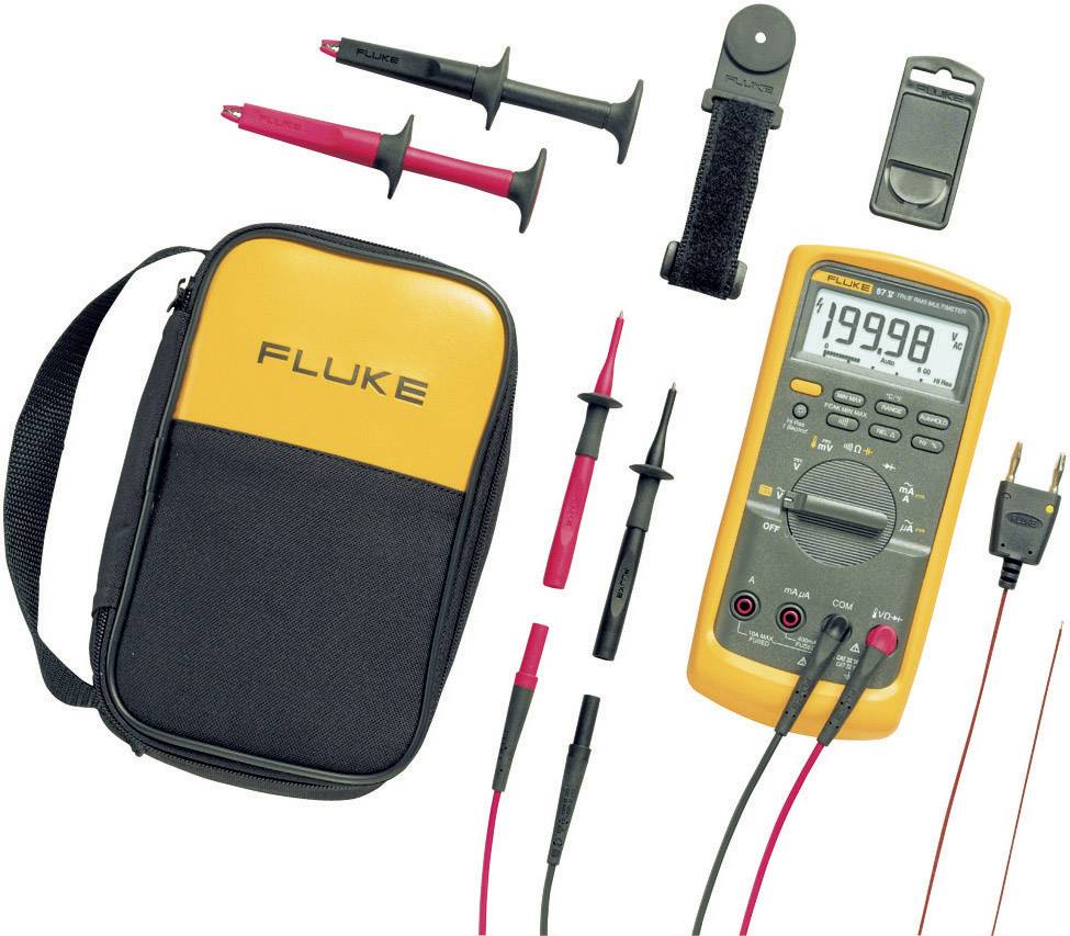 Fluke 87V/E2 Kit Multimetr Kalibracja (ISO) cyfrowy CAT III 1000 V, CAT IV 600 V Wyświetlane liczby: 20000 - obrazek 1