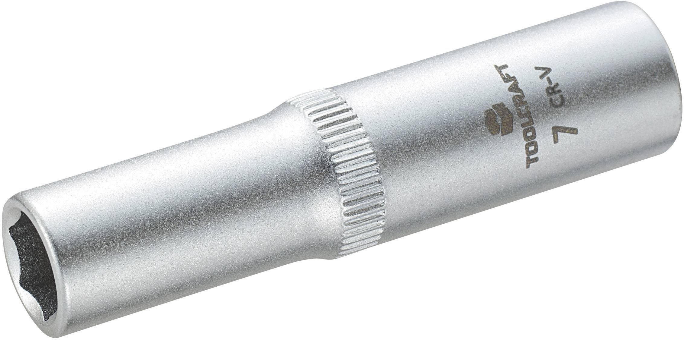 Końcówka klucza nasadowego 6,3 mm (1/4") TOOLCRAFT 816096 Wielkość klucza 7 mm - obrazek 1