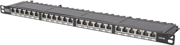 Digitus DN-91624S-SL-SH 24 Porty Patchpanel 483 mm (19″) CAT 6 0.5 U wielobarwny Zamontowany