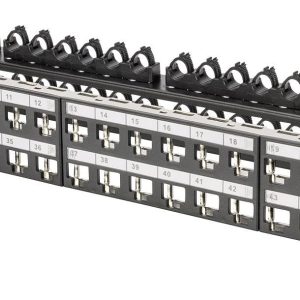 Digitus DN-91424 48 Portów Patchpanel 483 mm (19″) CAT 6a 1 U wielobarwny Niezamontowany Digitus DN-91424 48 Portów Patchpanel 483 mm (19″) CAT 6a 1 U wielobarwny Niezamontowany