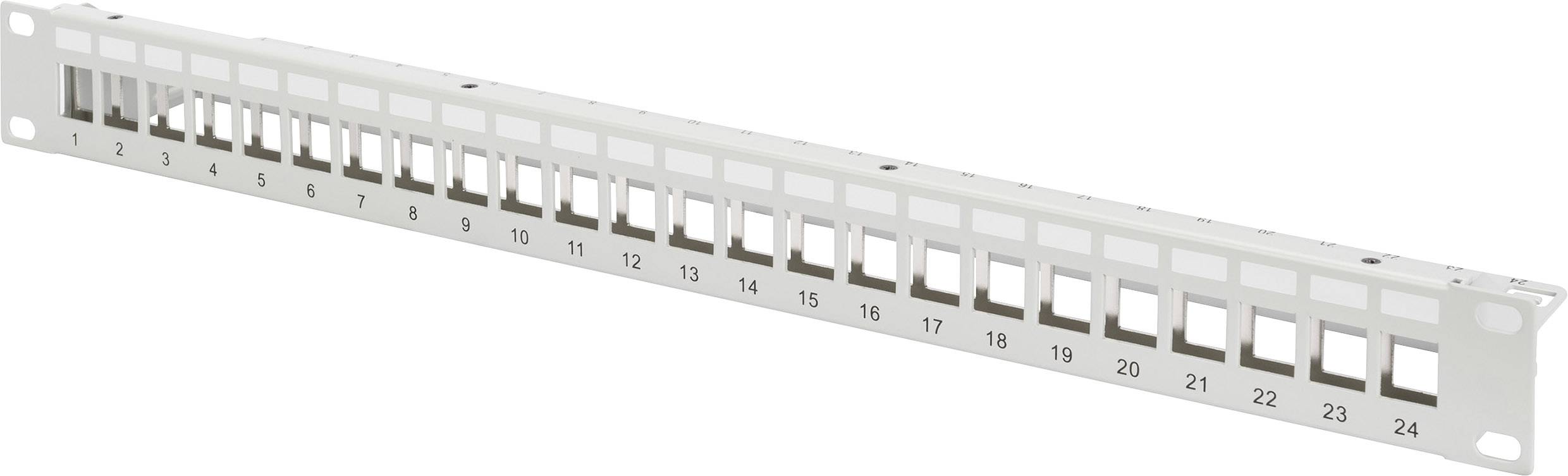 Digitus DN-91410 24 Porty Patchpanel 483 mm (19") brak specyfikacji sieciowej 1 U Niezamontowany - obrazek 1