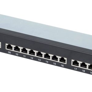 Renkforce 24 Porty Patchpanel 483 mm (19″) CAT 6 1 U Zamontowany Renkforce 24 Porty Patchpanel 483 mm (19″) CAT 6 1 U Zamontowany