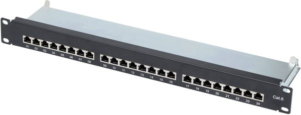 Renkforce 24 Porty Patchpanel 483 mm (19″) CAT 6 1 U Zamontowany