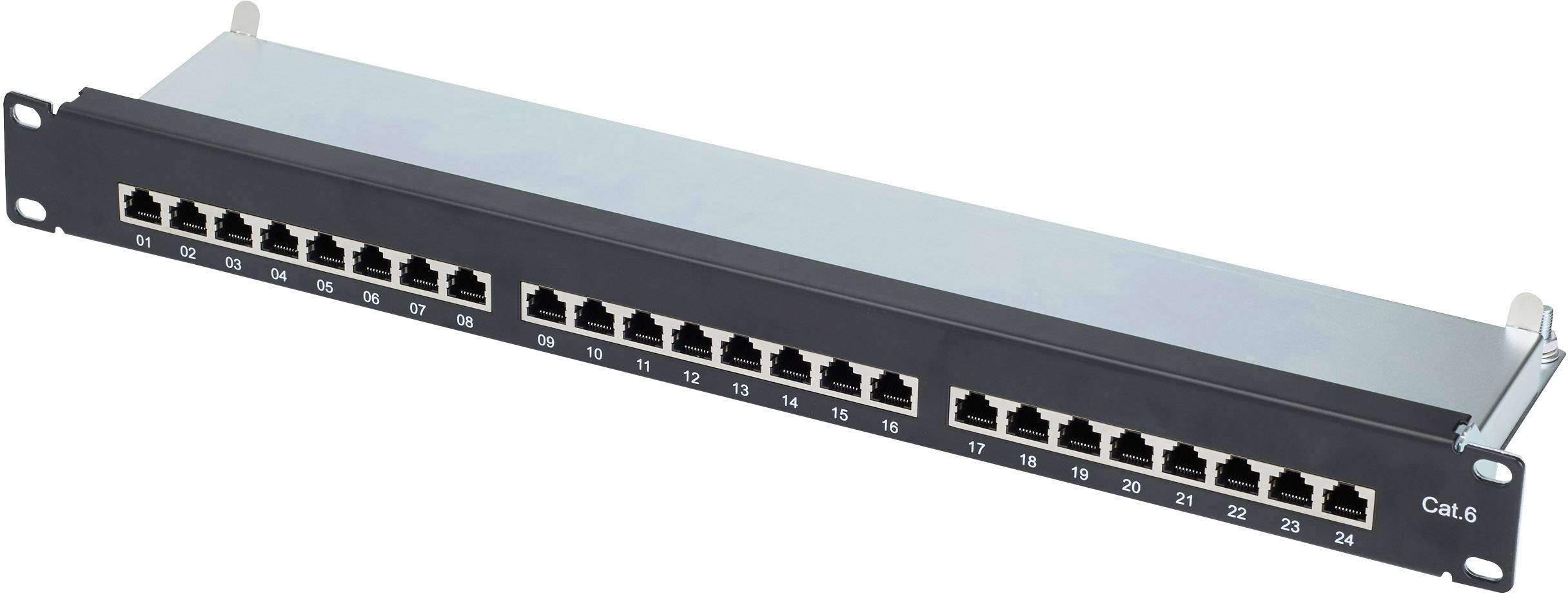 Renkforce 24 Porty Patchpanel 483 mm (19") CAT 6 1 U Zamontowany - obrazek 1