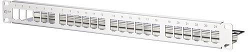 Metz Connect 130921-00-E 24 Porty Patchpanel 483 mm (19″) brak specyfikacji sieciowej 1 U wielobarwny Niezamontowany