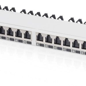 Digitus DIGITUS – CAT 6A, Klasse EA High Density Patch Panel, geschirmt 24 Porty Patchpanel 483 mm (19″) CAT 6a, CAT 6a Digitus DIGITUS – CAT 6A, Klasse EA High Density Patch Panel, geschirmt 24 Porty Patchpanel 483 mm (19″) CAT 6a, CAT 6a