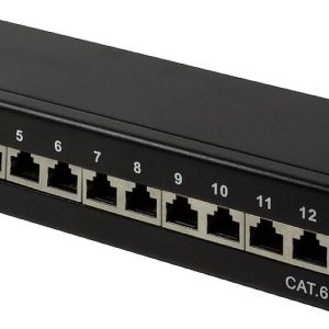 LogiLink NP0019B 12 Portów Patch panel CAT 6a wielobarwny LogiLink NP0019B 12 Portów Patch panel CAT 6a wielobarwny