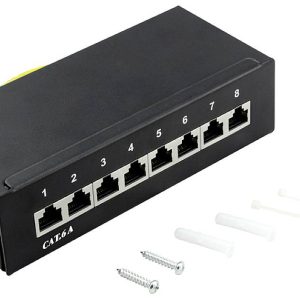 LogiLink NP0018B 8 Patch panel CAT 6a 1 U wielobarwny LogiLink NP0018B 8 Patch panel CAT 6a 1 U wielobarwny