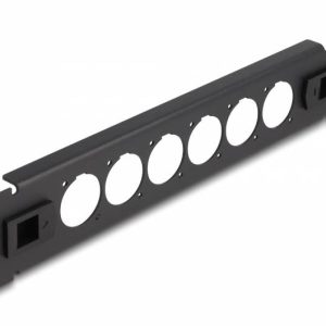 Delock 66899 Patch panel 254 mm (10″) 1 U czarny Delock 66899 Patch panel 254 mm (10″) 1 U czarny