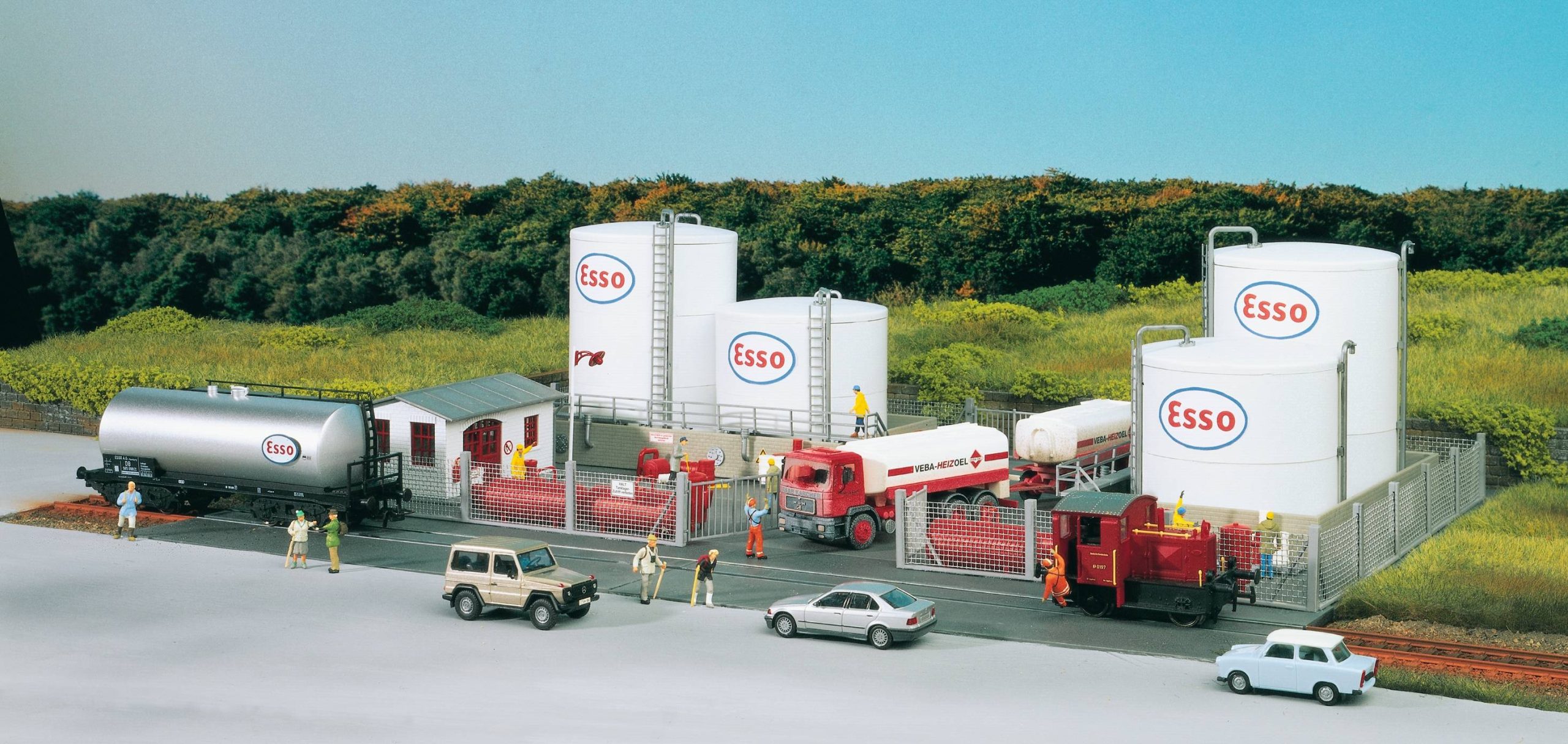 Zestaw do złożenia Piko H0 61141 H0 Farma zbiorników Esso 1 szt. - obrazek 1