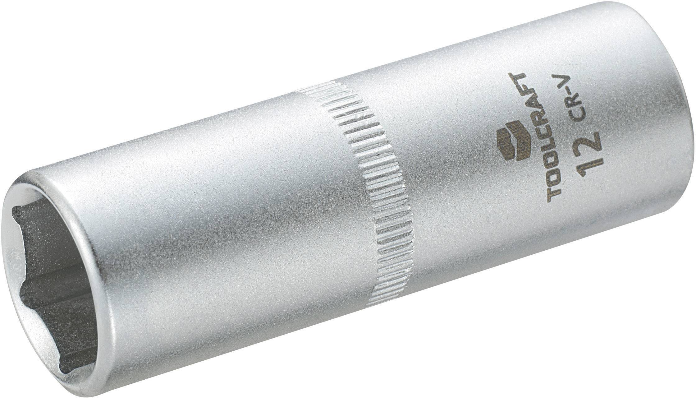 Końcówka klucza nasadowego 6,3 mm (1/4") TOOLCRAFT 816101 Wielkość klucza 12 mm - obrazek 1
