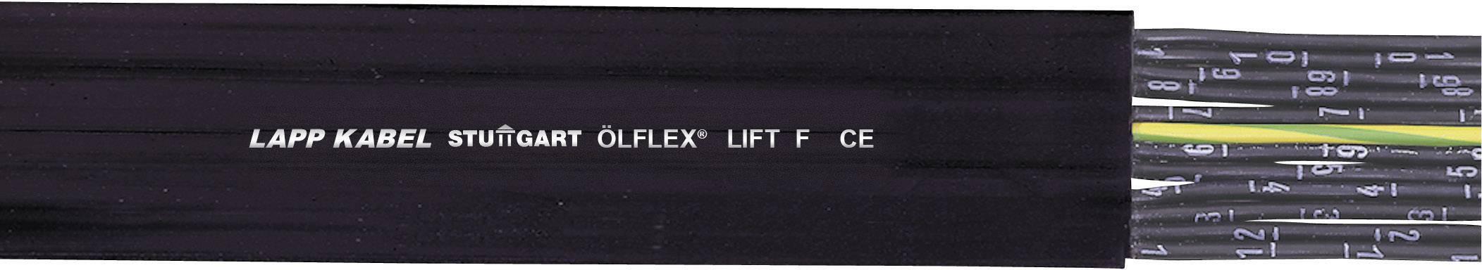 Przewód sterowniczy LAPP ÖLFLEX® LIFT F 42003/1, 7 G 1.5 mm², Produkty w metrach bieżących, czarny - obrazek 1
