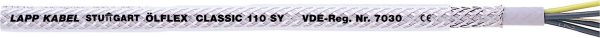 LAPP ÖLFLEX® CLASSIC 110 SY Przewód sterowniczy 32 G 1.5 mm² szary, przeźroczysty 1125332/500 500 m