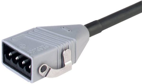 Adapter przyłączeniowy sieci zasilania Hirschmann STAS 4K złącze męskie zasilające – z wolnym końcem 1.00 m 1 szt.