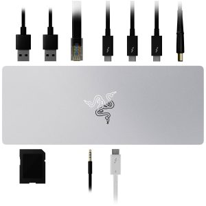 Stacja dokująca Thunderbolt™ 4 RAZER Thunderbolt 4 Dock Mercury zintegrowany czytnik kart Stacja dokująca Thunderbolt™ 4 RAZER Thunderbolt 4 Dock Mercury zintegrowany czytnik kart