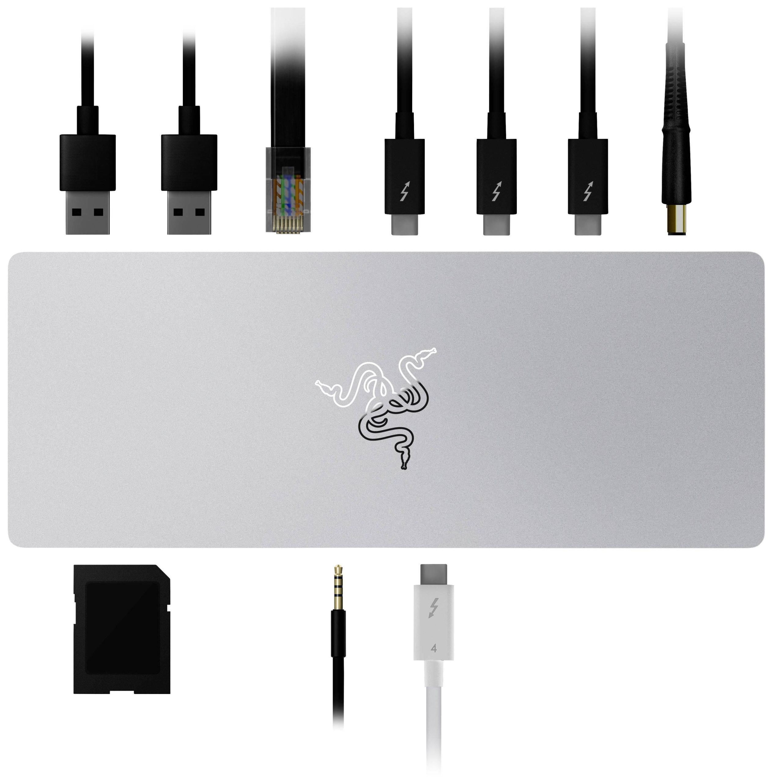 Stacja dokująca Thunderbolt™ 4 RAZER Thunderbolt 4 Dock Mercury zintegrowany czytnik kart - obrazek 1