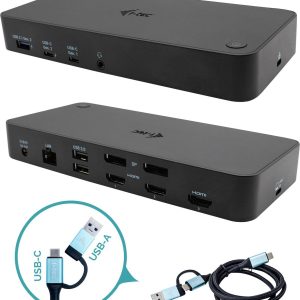 Stacja dokująca USB-C® i-tec I-TEC USB 3.0/USB-C/Thunderbolt 3x 4K DS Stacja dokująca USB-C® i-tec I-TEC USB 3.0/USB-C/Thunderbolt 3x 4K DS